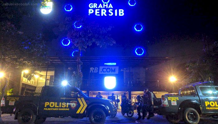 Kalah dari Persija, Gedung Graha Persib Dijaga Ketat